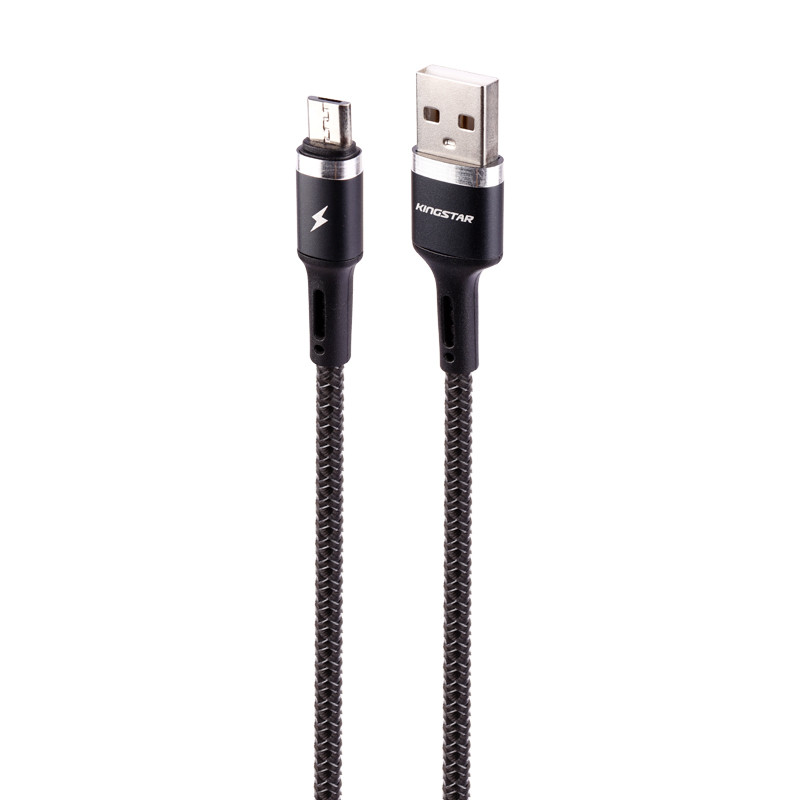 کابل میکرو یو اس بی فست شارژ KingStar K325A 3A 1m