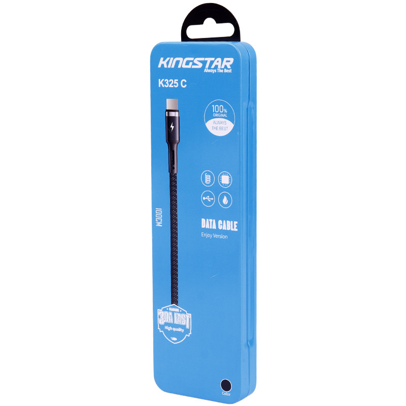کابل تایپ سی فست شارژ KingStar K325C 3A 1m