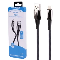 کابل آیفونی فست شارژ KingStar K360i 3A 1.2m
