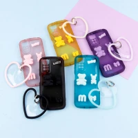 قاب برجسته عروسکی محافظ لنزدار + آویز قلبی Xiaomi Redmi Note 11 / 11s