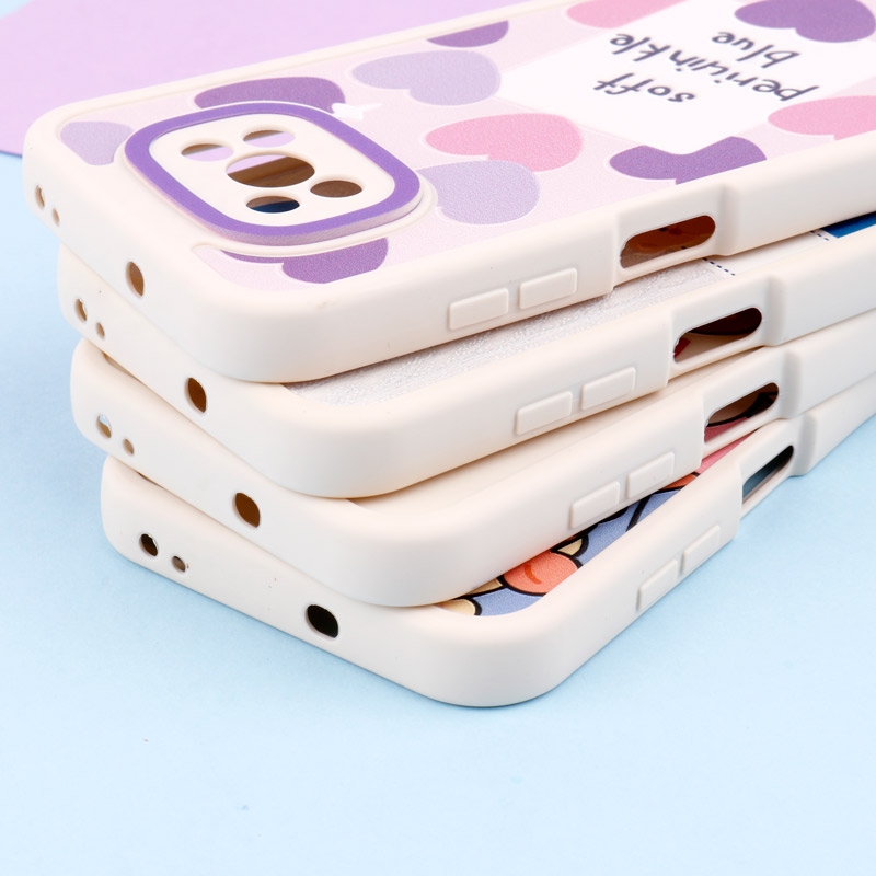 قاب طرح نقاشی محافظ لنزدار Xiaomi Poco X3