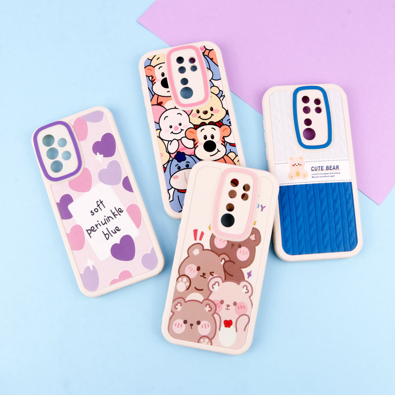 قاب طرح نقاشی محافظ لنزدار Xiaomi Redmi Note 8 Pro