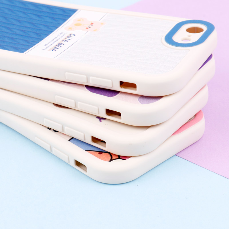 قاب طرح نقاشی محافظ لنزدار iPhone 7 / 8 / SE 2020