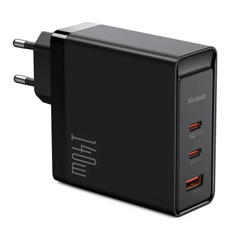 کلگی فست شارژ Mcdodo CH-2911 3Port GaN5 Pro 5A QC4.0 PD3.1 140W
