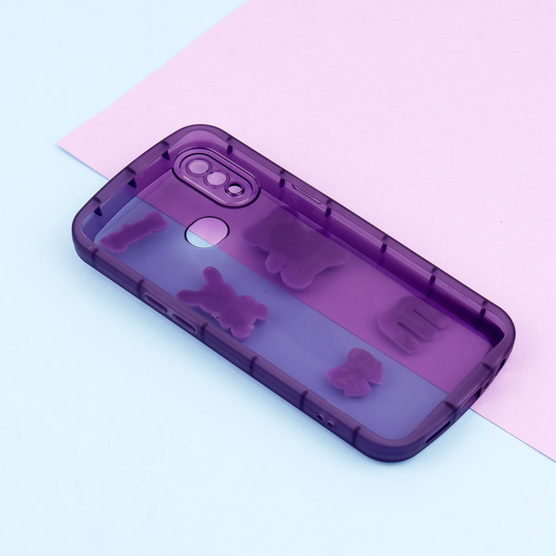 قاب برجسته عروسکی محافظ لنزدار + آویز قلبی Samsung Galaxy A10s