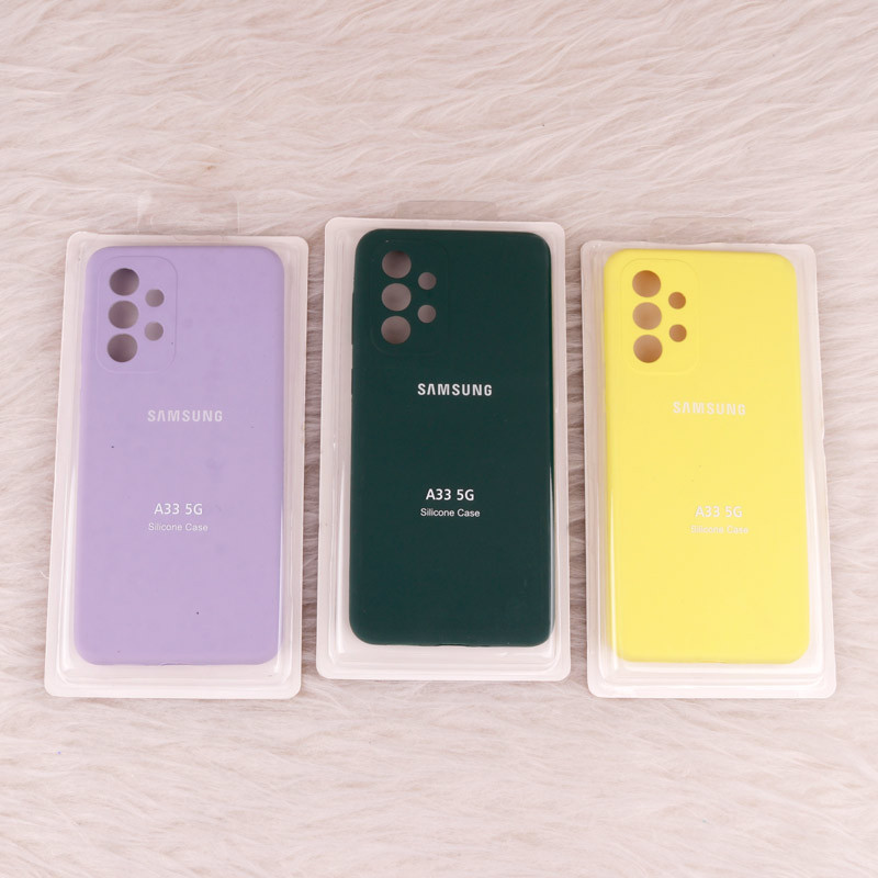قاب سیلیکونی اصلی زیربسته سامسونگ Galaxy A33 5G محافظ لنزدار