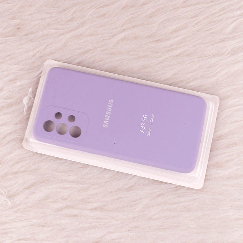 قاب سیلیکونی اصلی زیربسته سامسونگ Galaxy A33 5G محافظ لنزدار