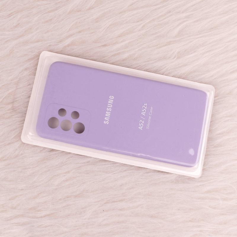 قاب سیلیکونی اصلی زیربسته سامسونگ Galaxy A52 / A52s محافظ لنزدار