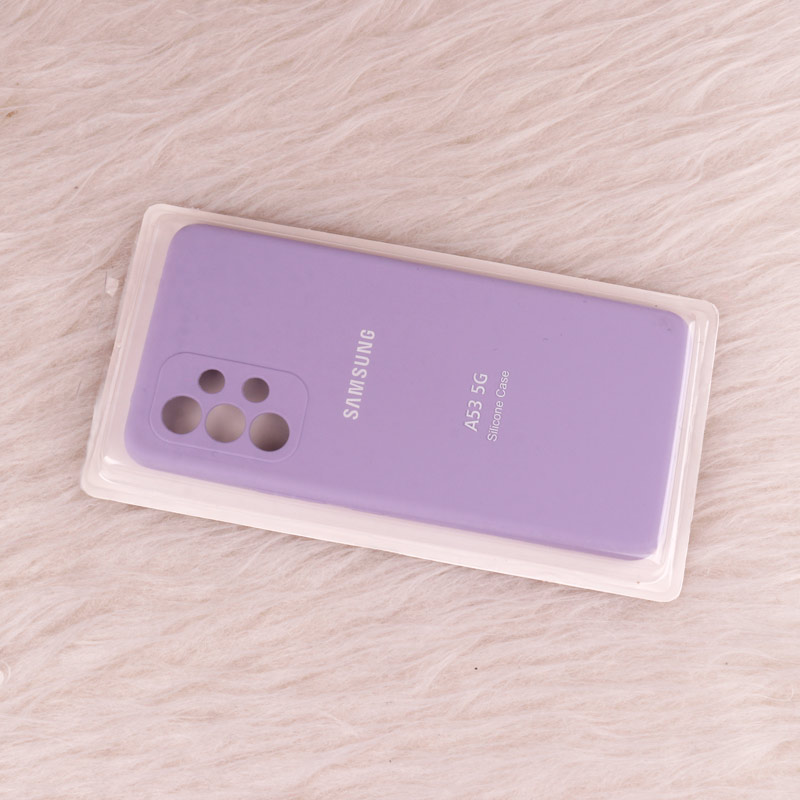 قاب سیلیکونی اصلی زیربسته سامسونگ Galaxy A53 5G محافظ لنزدار