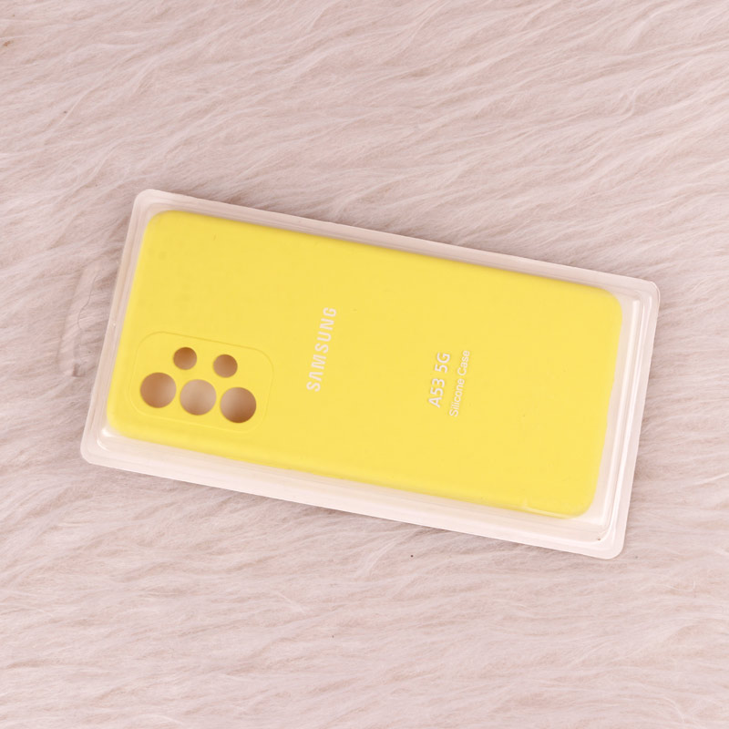 قاب سیلیکونی اصلی زیربسته سامسونگ Galaxy A53 5G محافظ لنزدار