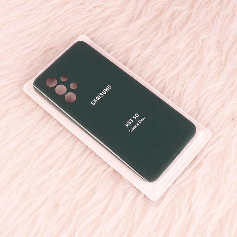 قاب سیلیکونی اصلی زیربسته سامسونگ Galaxy A53 5G محافظ لنزدار