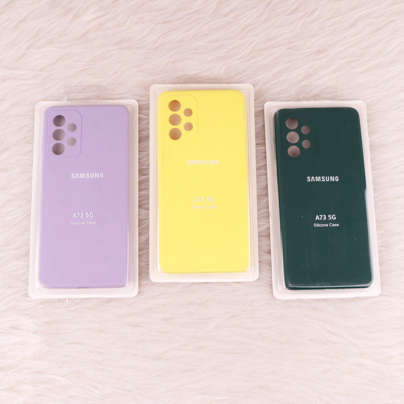 قاب سیلیکونی اصلی زیربسته سامسونگ Galaxy A73 محافظ لنزدار