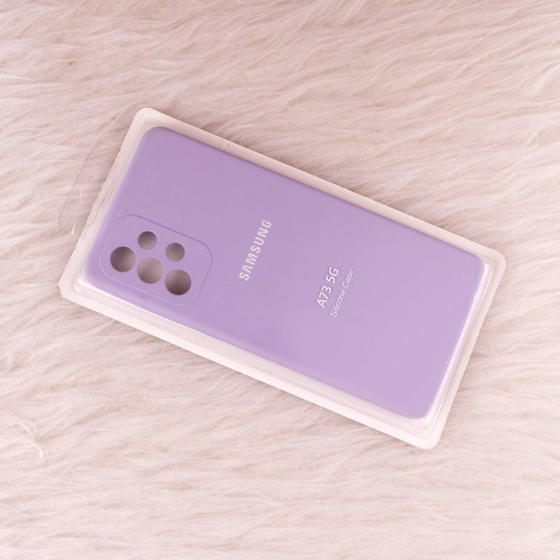 قاب سیلیکونی اصلی زیربسته سامسونگ Galaxy A73 محافظ لنزدار