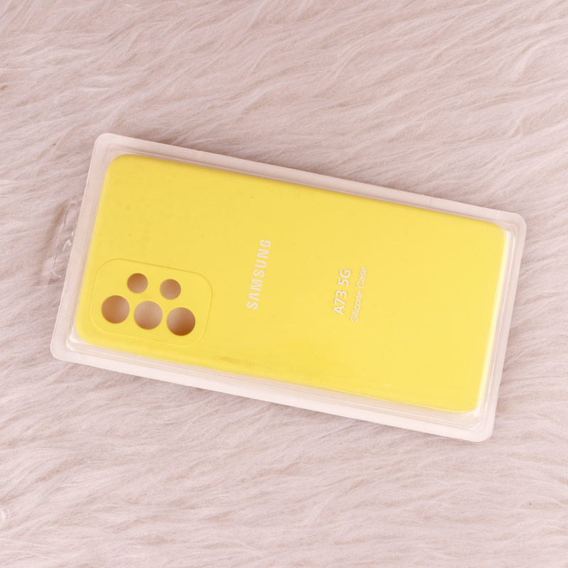 قاب سیلیکونی اصلی زیربسته سامسونگ Galaxy A73 محافظ لنزدار