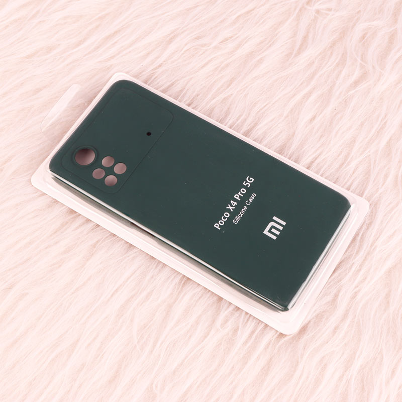 قاب سیلیکونی اصلی زیربسته شیائومی Poco X4 Pro 5G محافظ لنزدار