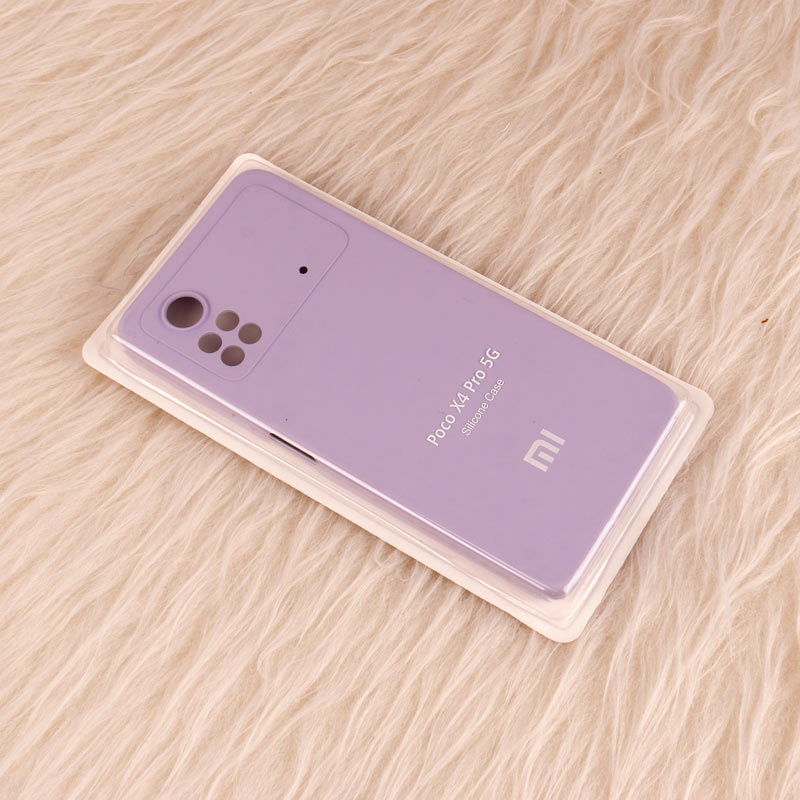 قاب سیلیکونی اصلی زیربسته شیائومی Poco X4 Pro 5G محافظ لنزدار