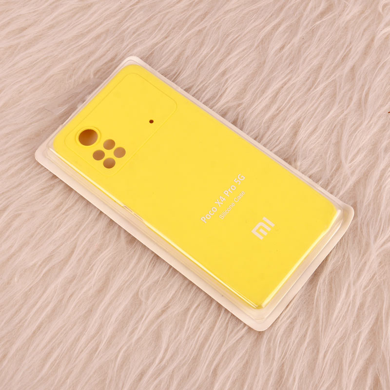 قاب سیلیکونی اصلی زیربسته شیائومی Poco X4 Pro 5G محافظ لنزدار