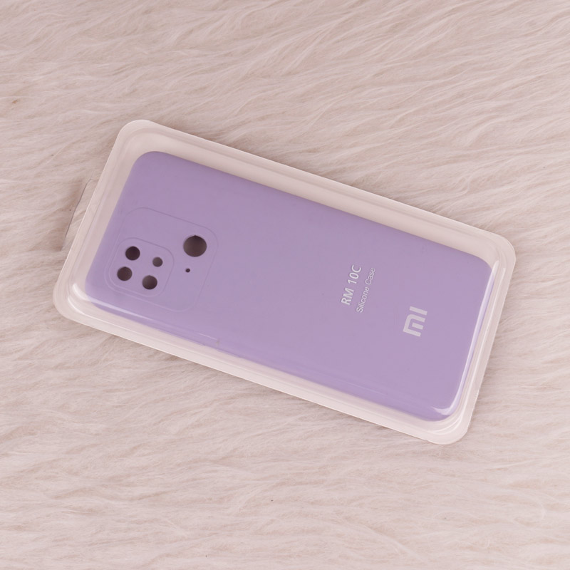 قاب سیلیکونی اصلی زیربسته شیائومی Redmi 10C محافظ لنزدار