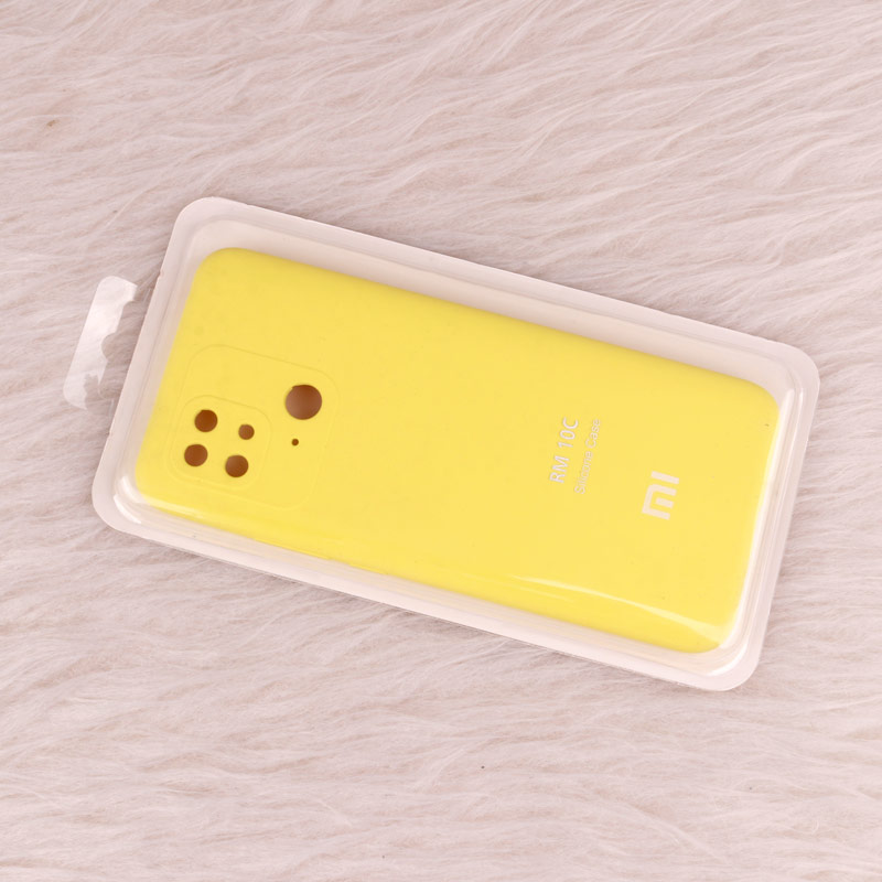 قاب سیلیکونی اصلی زیربسته شیائومی Redmi 10C محافظ لنزدار