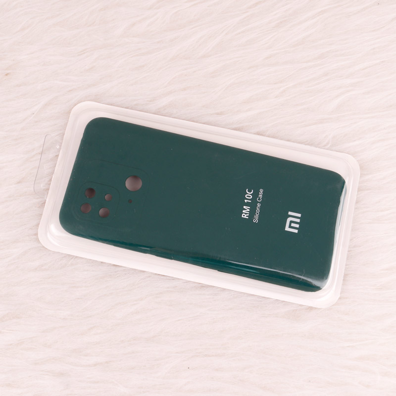 قاب سیلیکونی اصلی زیربسته شیائومی Redmi 10C محافظ لنزدار