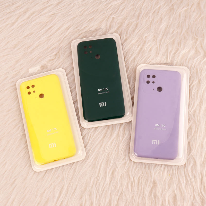 قاب سیلیکونی اصلی زیربسته شیائومی Redmi 10C محافظ لنزدار