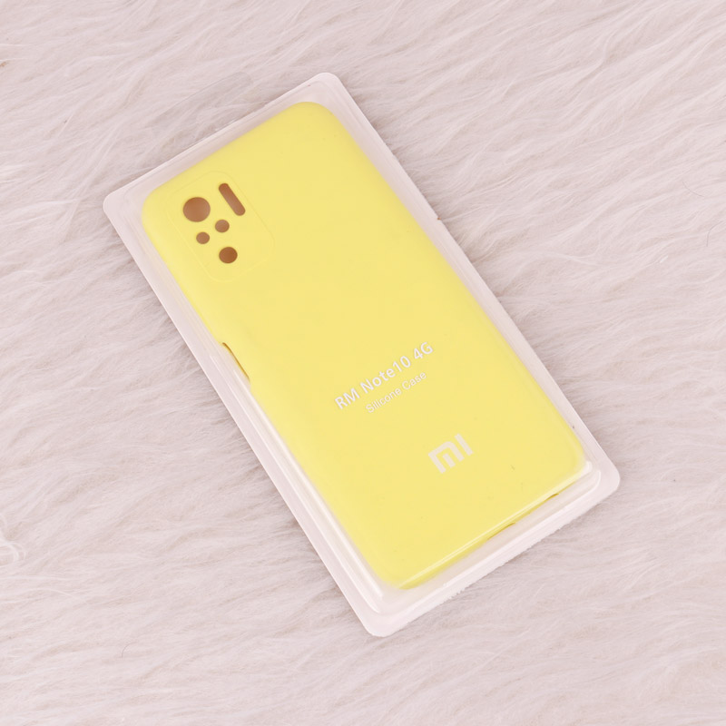 قاب سیلیکونی اصلی زیربسته شیائومی Redmi Note 10 / Note 10s محافظ لنزدار