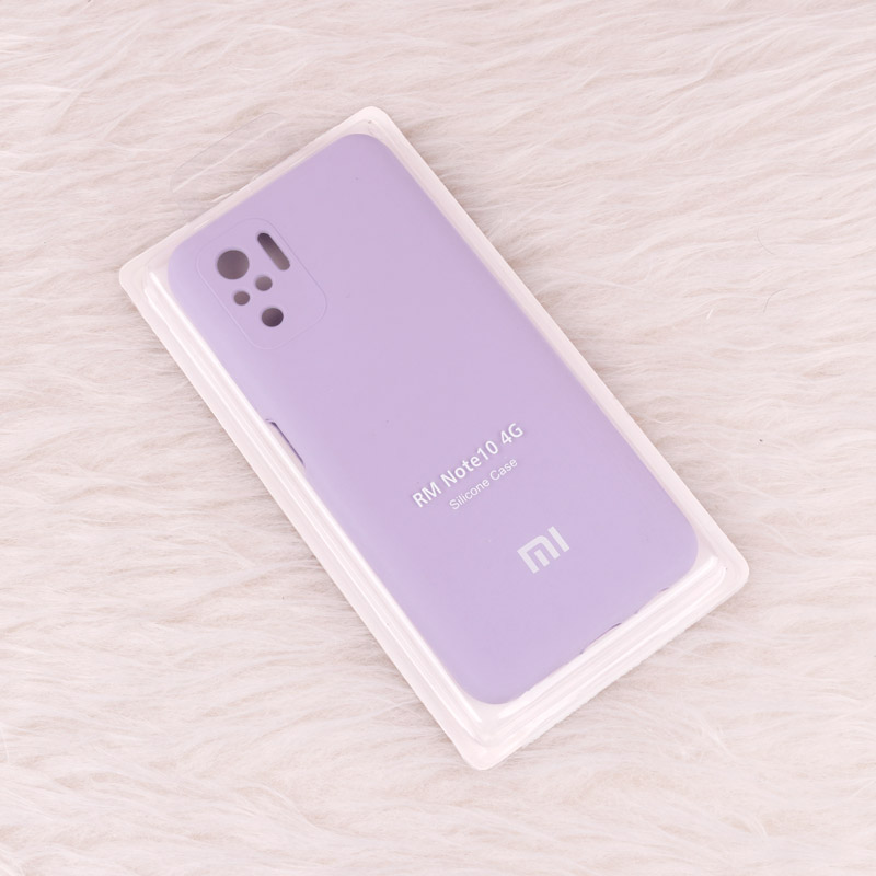 قاب سیلیکونی اصلی زیربسته شیائومی Redmi Note 10 / Note 10s محافظ لنزدار