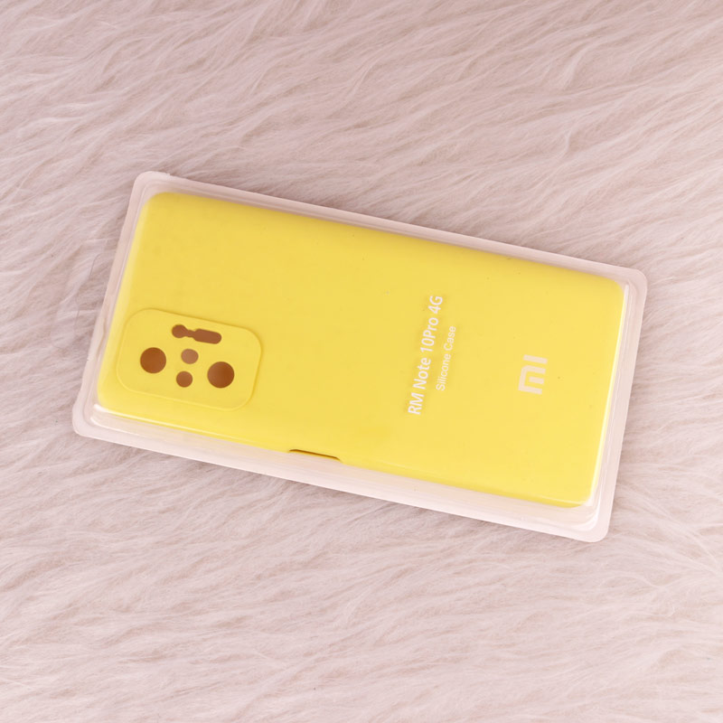 قاب سیلیکونی اصلی زیربسته شیائومی Redmi Note 10 Pro محافظ لنزدار