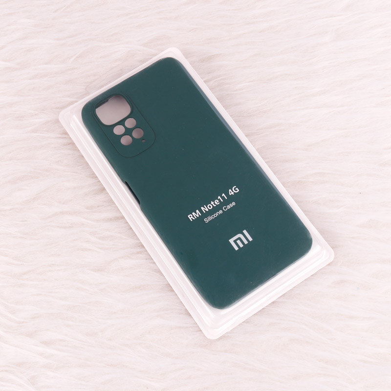 قاب سیلیکونی اصلی زیربسته شیائومی Redmi Note 11 / 11s محافظ لنزدار