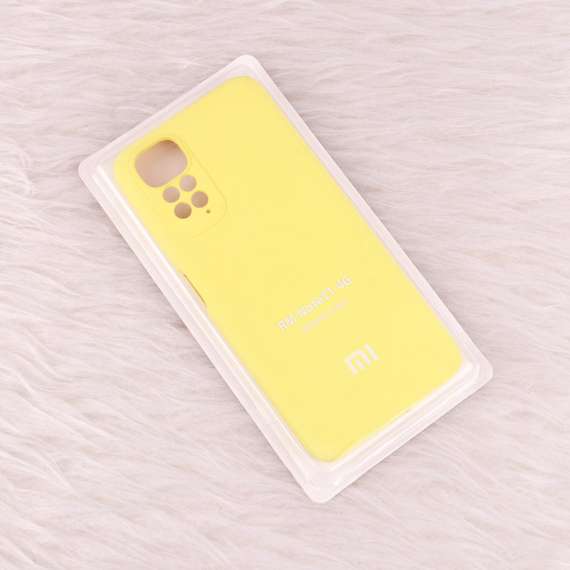 قاب سیلیکونی اصلی زیربسته شیائومی Redmi Note 11 / 11s محافظ لنزدار