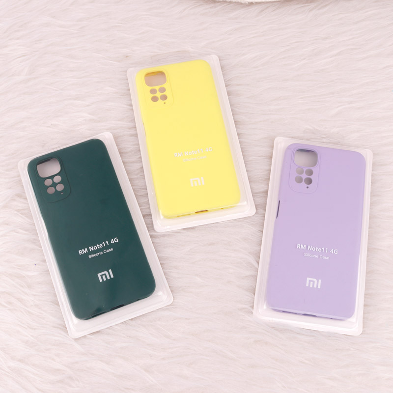 قاب سیلیکونی اصلی زیربسته شیائومی Redmi Note 11 / 11s محافظ لنزدار