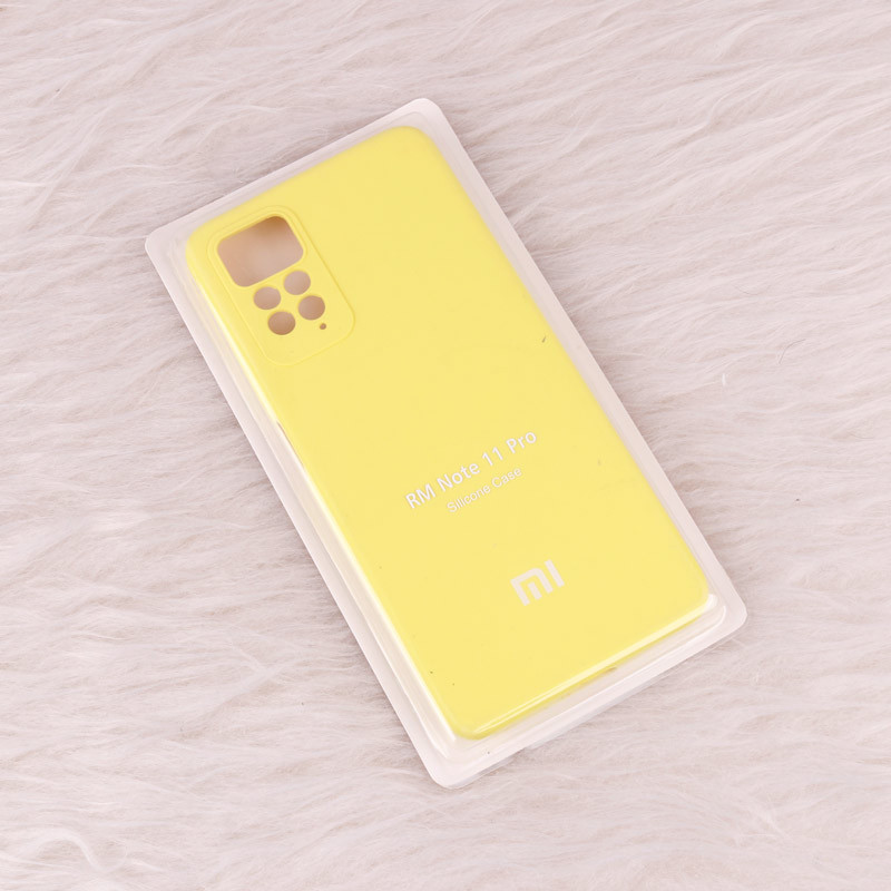 قاب سیلیکونی اصلی زیربسته شیائومی Redmi Note 11 Pro محافظ لنزدار