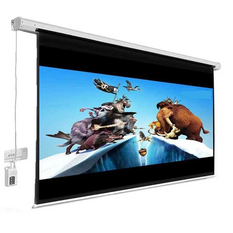 پرده نمایش برقی ویدیو پروژکتور 250 * 250
