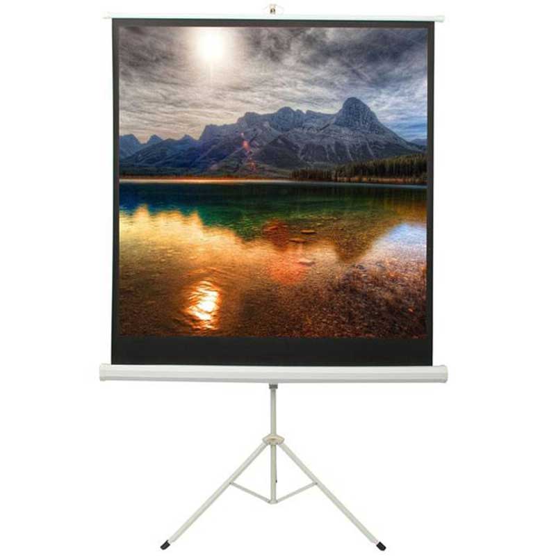 پرده نمایش پایه دار ویدیو پروژکتور 200 * 200