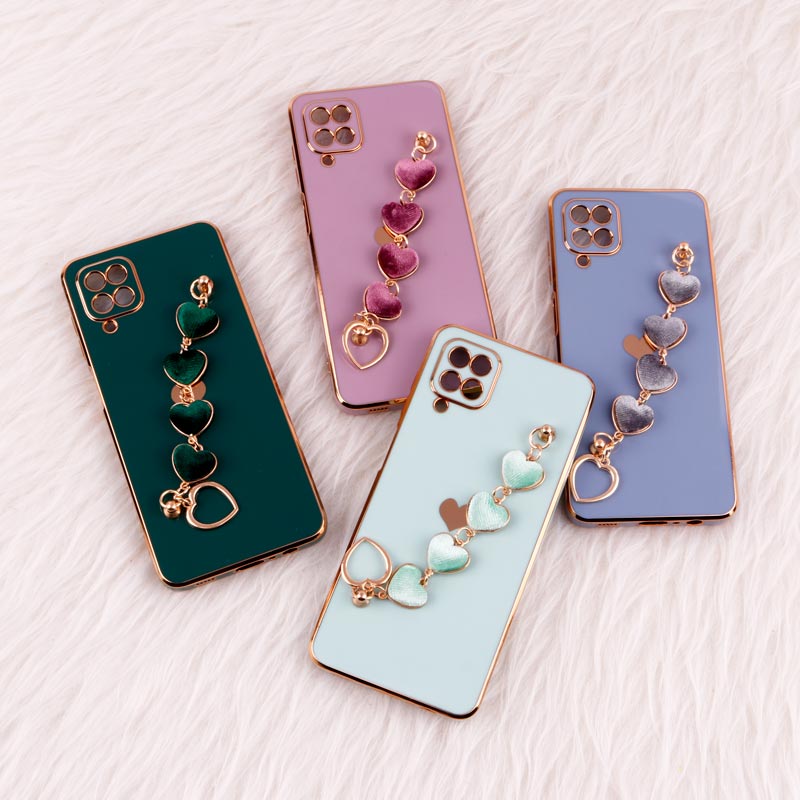 قاب My Case محافظ لنزدار + آویز دستی Samsung Galaxy A12 / M12