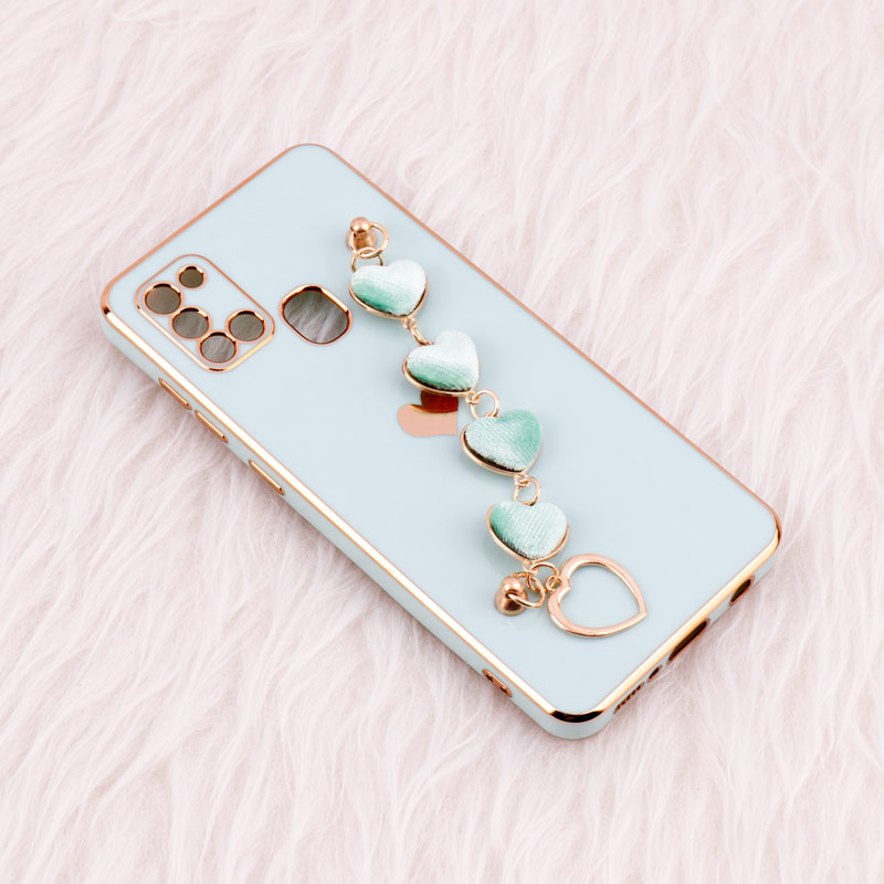 قاب My Case محافظ لنزدار + آویز دستی Samsung Galaxy A21s
