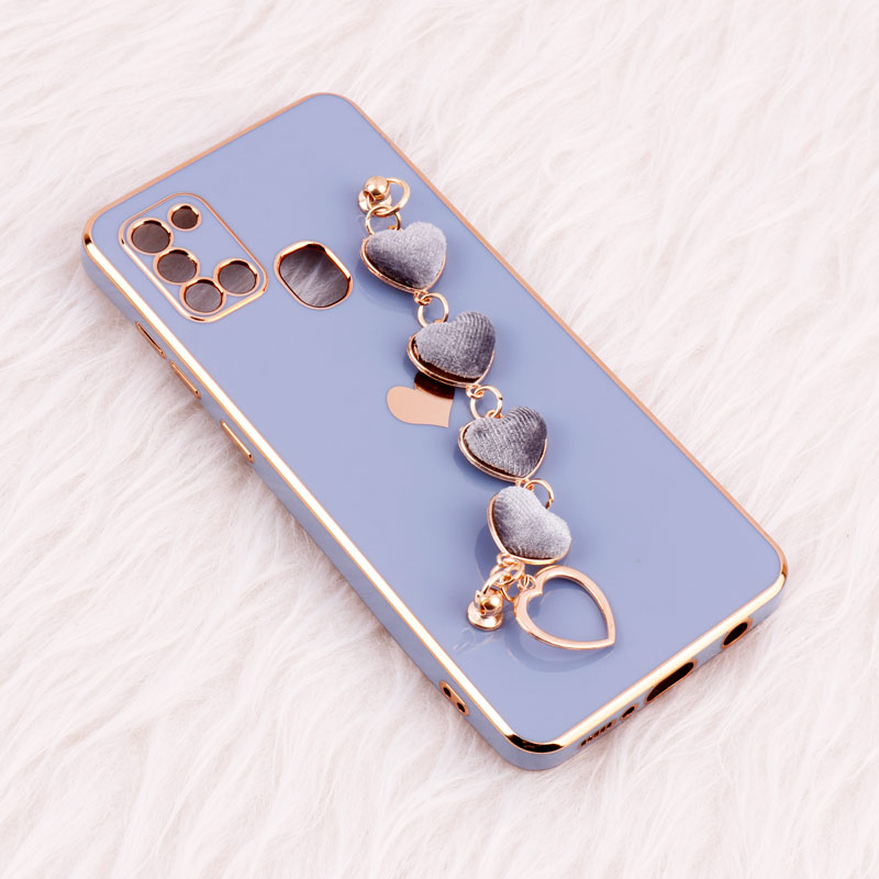 قاب My Case محافظ لنزدار + آویز دستی Samsung Galaxy A21s