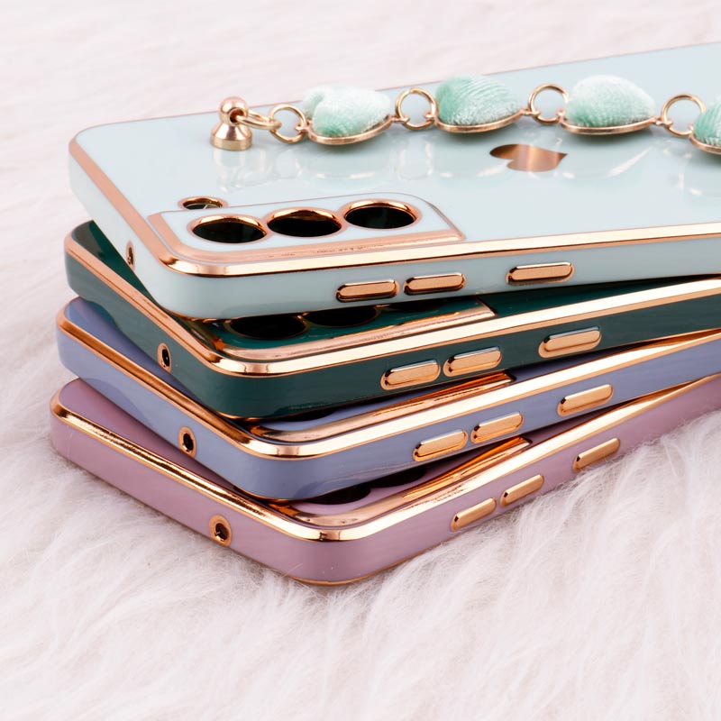 قاب My Case محافظ لنزدار + آویز دستی Samsung Galaxy S21 FE
