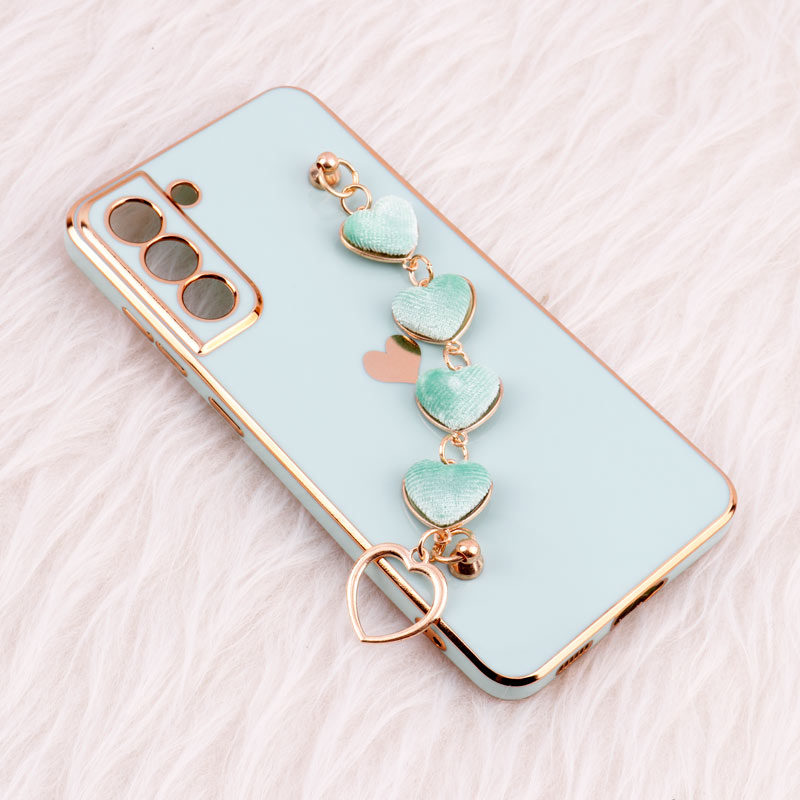 قاب My Case محافظ لنزدار + آویز دستی Samsung Galaxy S21 FE