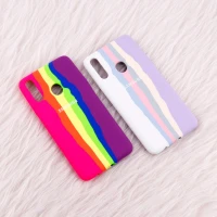 قاب سیلیکونی اورجینال رنگین کمانی Samsung Galaxy A20s