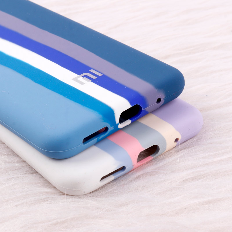 قاب سیلیکونی اورجینال رنگین کمانی محافظ لنزدار Redmi Note 10 5G