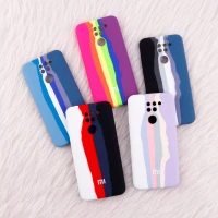 قاب سیلیکونی اورجینال رنگین کمانی محافظ لنزدار Xiaomi Redmi Note 9