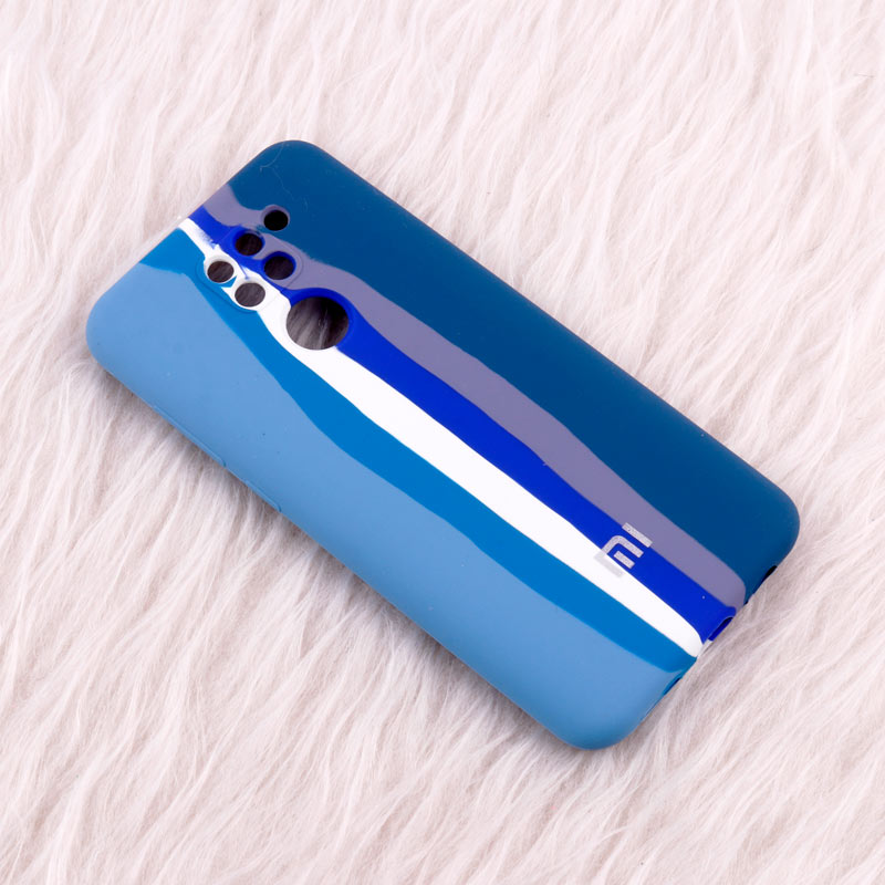قاب سیلیکونی اورجینال رنگین کمانی محافظ لنزدار Xiaomi Redmi Note 9