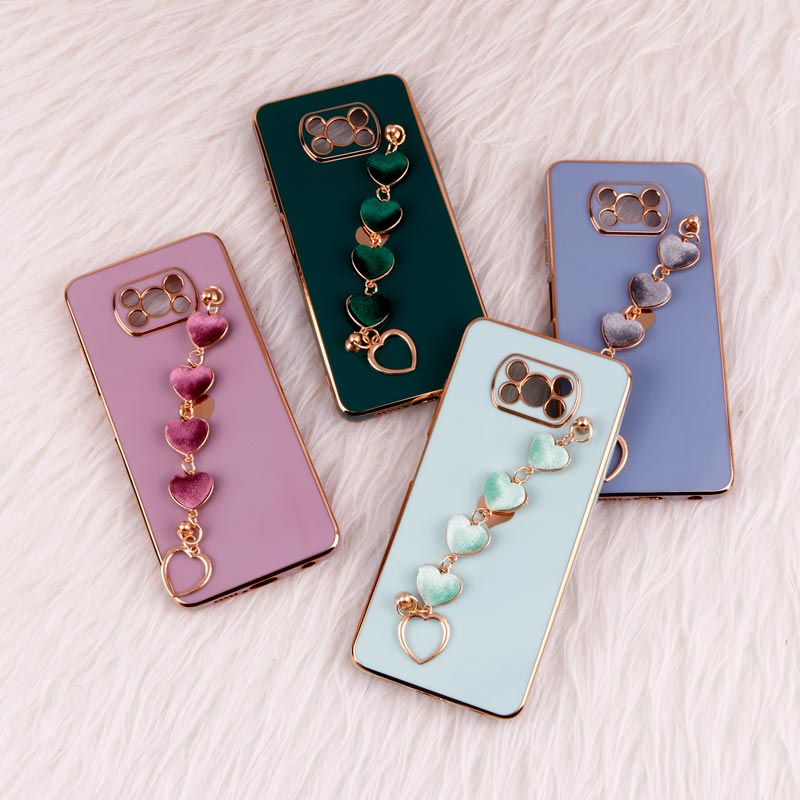 قاب My Case محافظ لنزدار + آویز دستی Xiaomi Poco X3