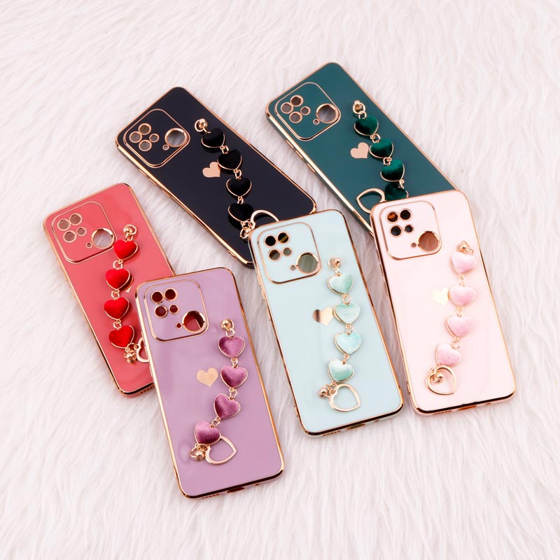 قاب My Case محافظ لنزدار + آویز دستی Xiaomi Redmi 10C