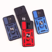 قاب ضد ضربه محافظ لنزدار کشویی هولدر دار بتمن Xiaomi Redmi 9