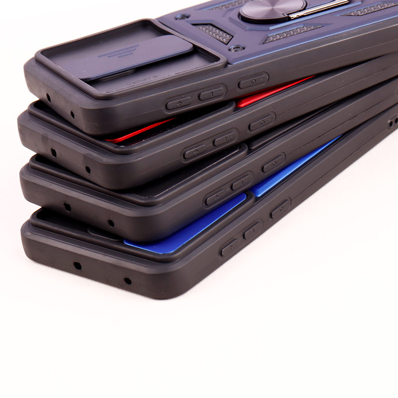 قاب ضد ضربه محافظ لنزدار کشویی هولدر دار بتمن Xiaomi Redmi Note 9