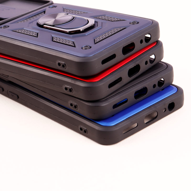 قاب ضد ضربه محافظ لنزدار کشویی هولدر دار بتمن Xiaomi Redmi Note 9