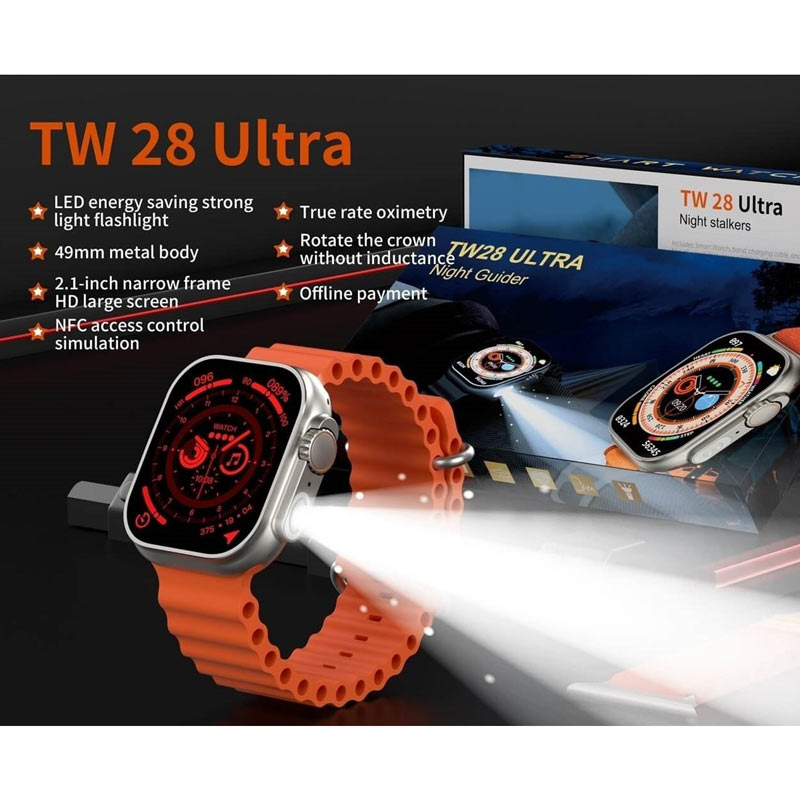 ساعت هوشمند TW 28 Ultra Series 8 49mm