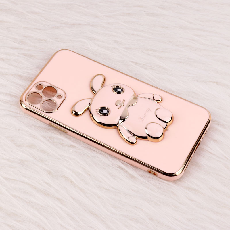 قاب عروسکی Rabbit استندشو محافظ لنزدار iPhone 11 Pro Max